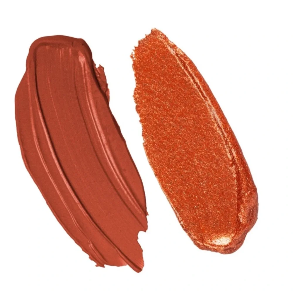 Stila Double Dip Liquid Eyeshadow Duo Hot Tamale Long Wear Matte & Sparkle New